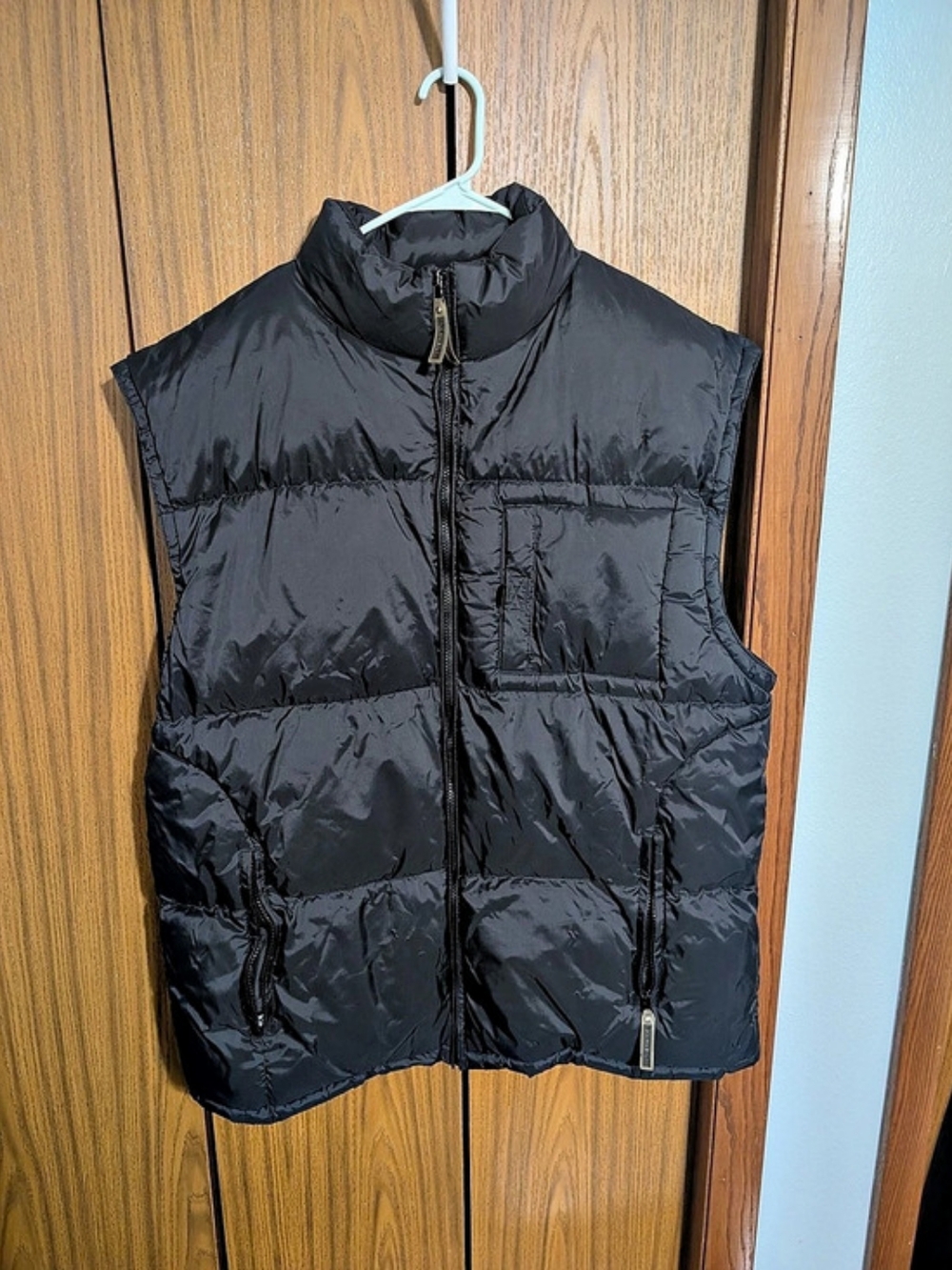 Brooklyn Xpress Puffer Vest in Black XXL Like New